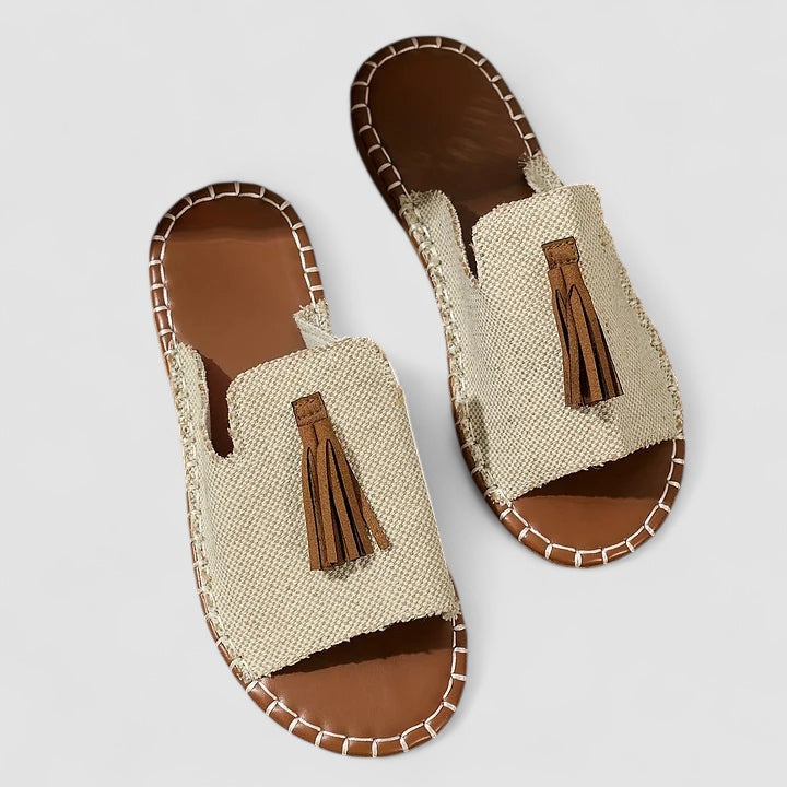 Clair™ | Leena - Sandales Orthopédiques Plates et Confortables