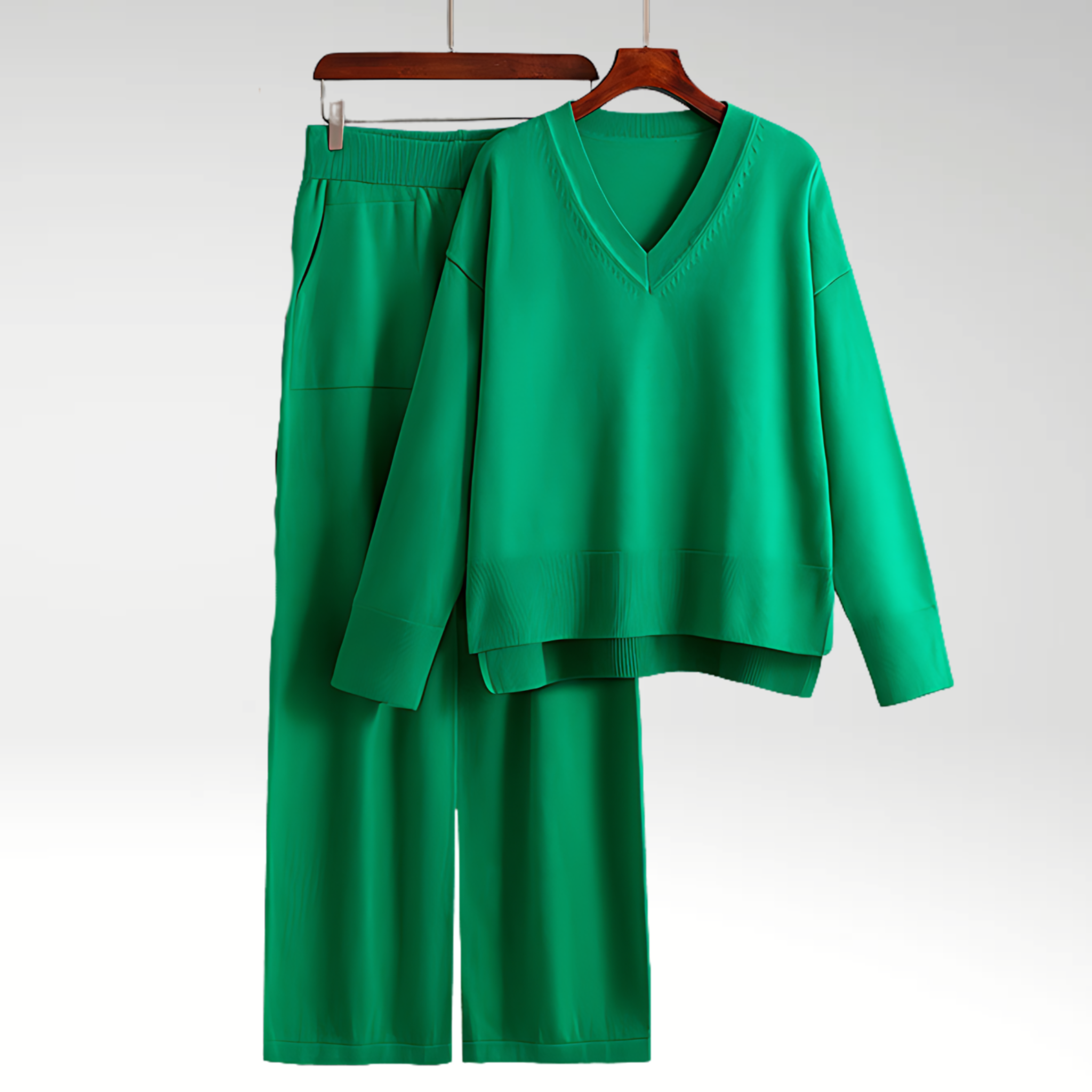 Clair™ | Luxe Ensemble deux pièces col V