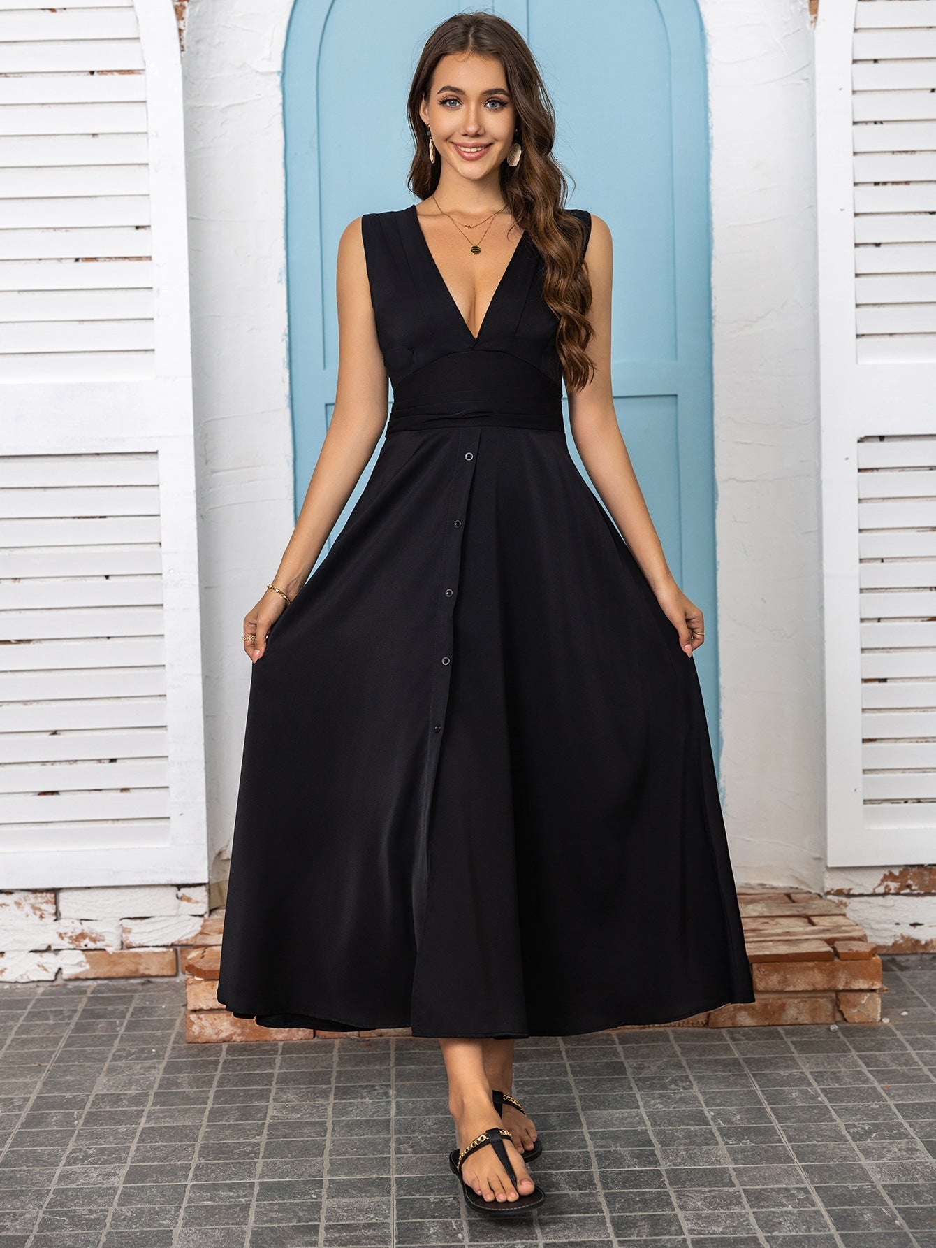 Clair Paris ™ | Maxi Plongeant Élégant