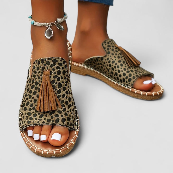 Clair™ | Leena - Sandales Orthopédiques Plates et Confortables