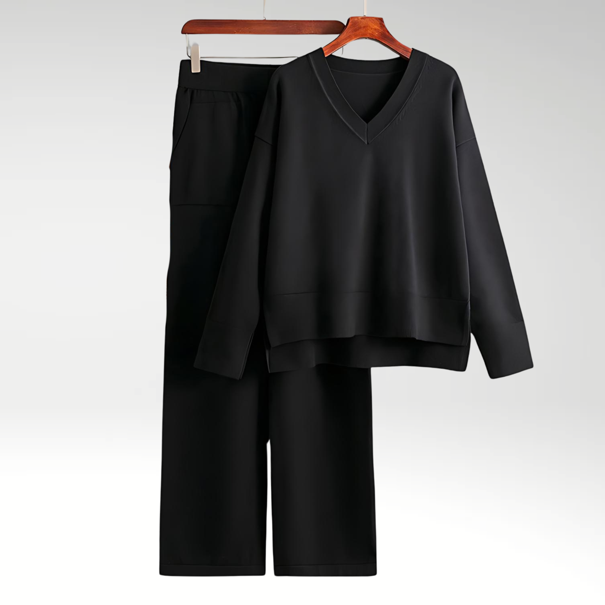 Clair™ | Luxe V-Neck Two Piece Set