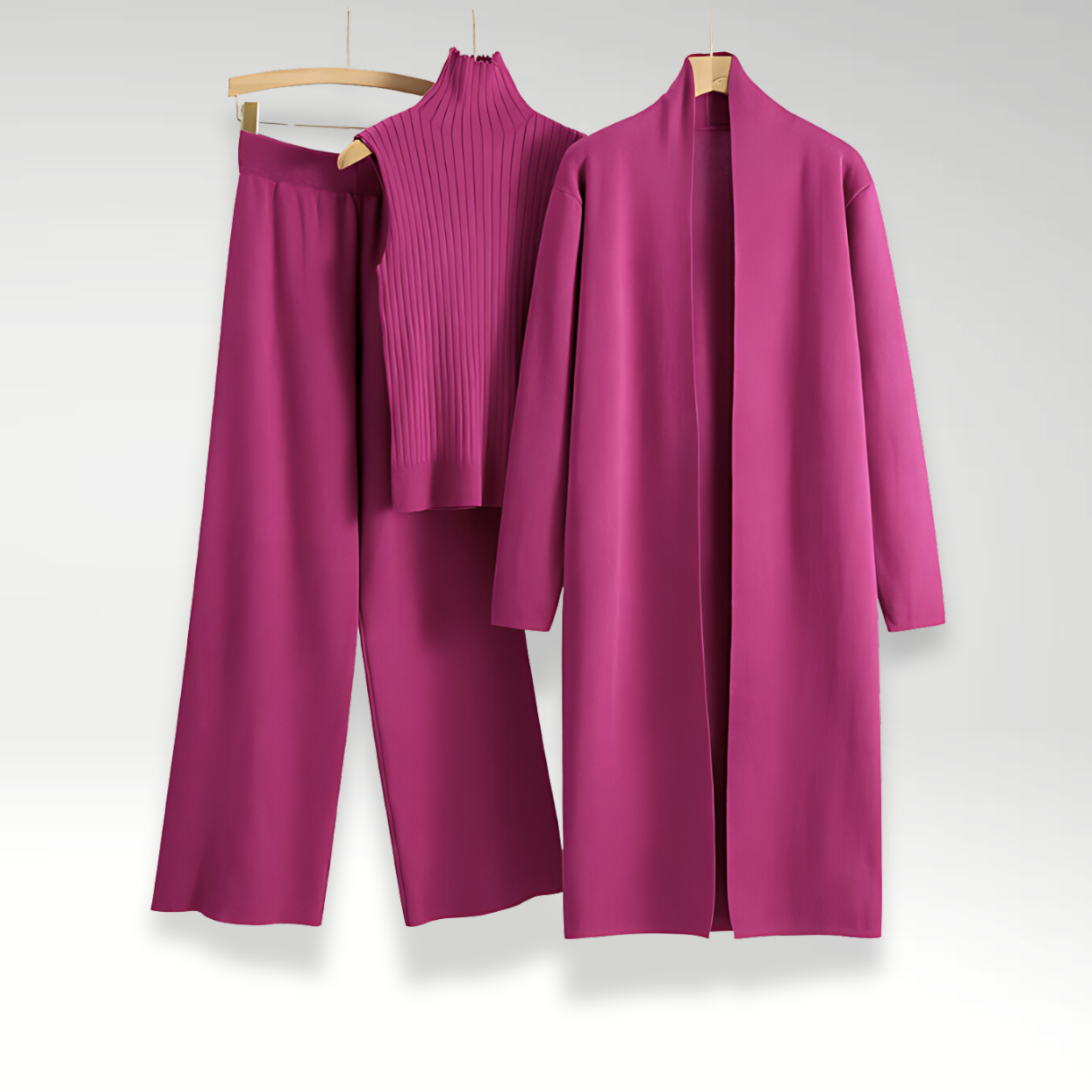 Clair™ | Ensemble trois pièces en maille Luxe