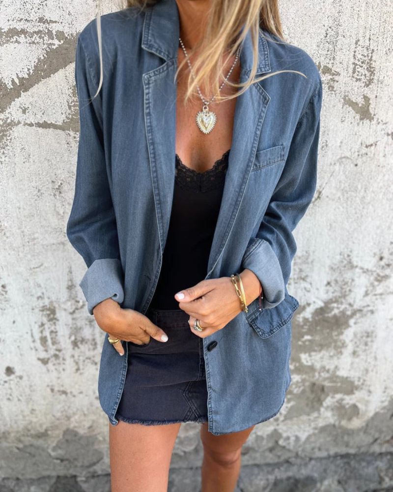 Clair Paris™ | Denim Spring Blazer