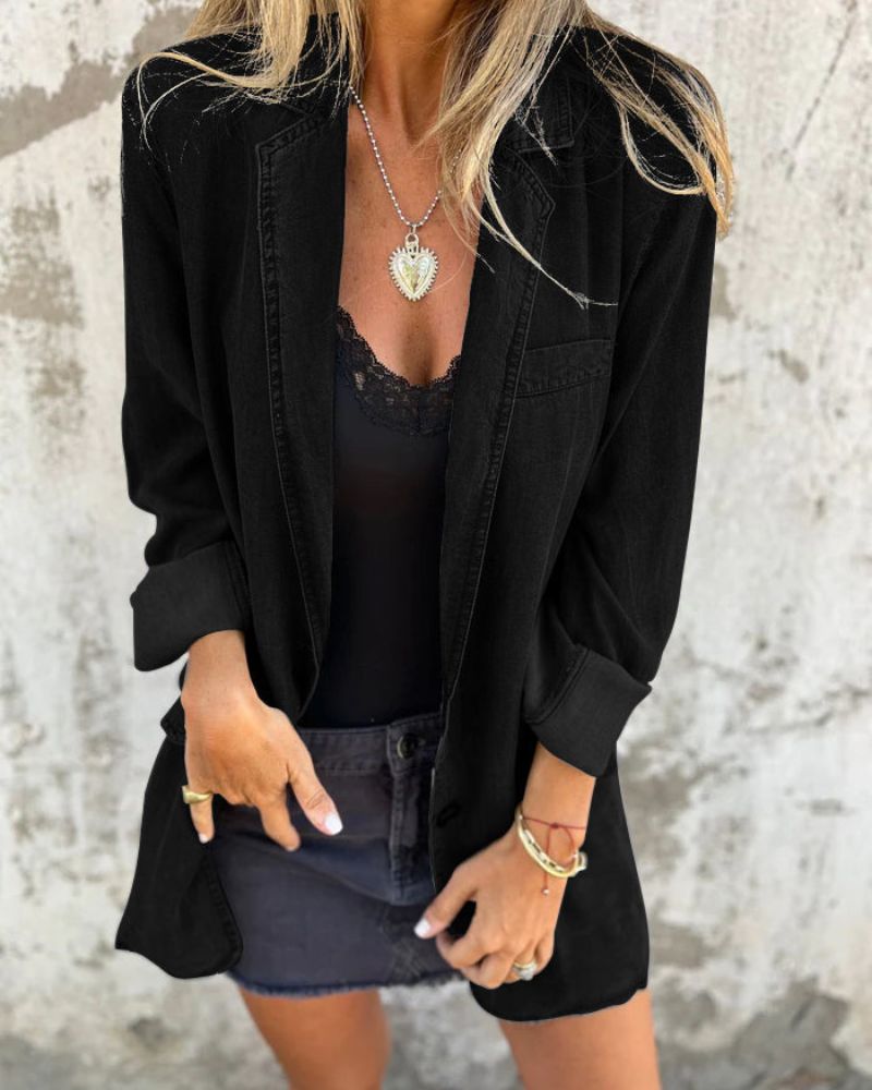 Clair Paris™ | Denim Spring Blazer