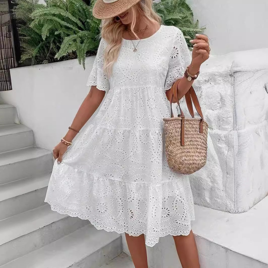 Clair Paris ™ | Robe Brodée Volants
