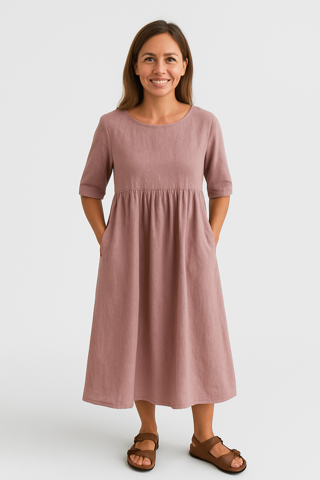 Elsa™ - Robe de poche en coton