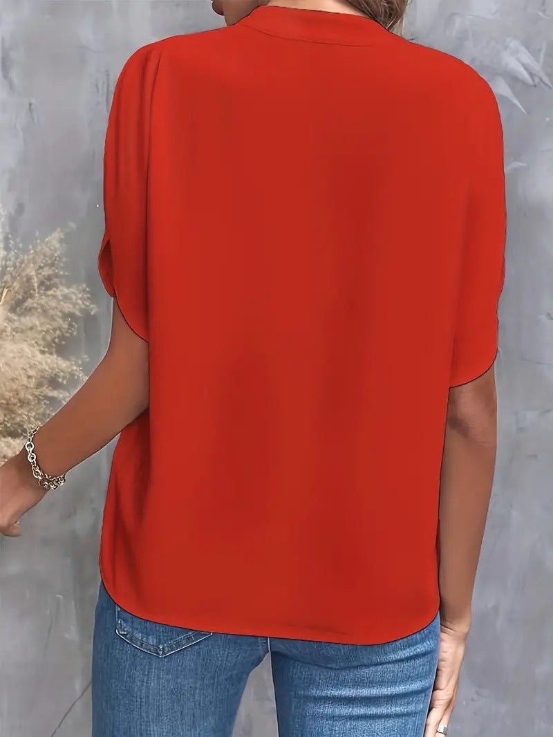 Aiva – Blouse à Manches Courtes