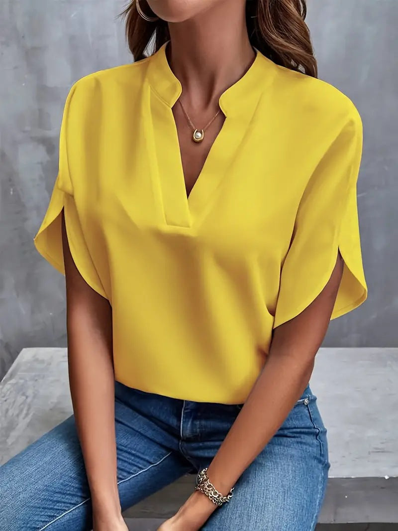 Aiva – Blouse à Manches Courtes