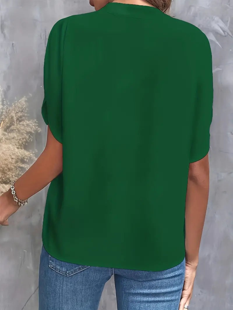Aiva – Blouse à Manches Courtes