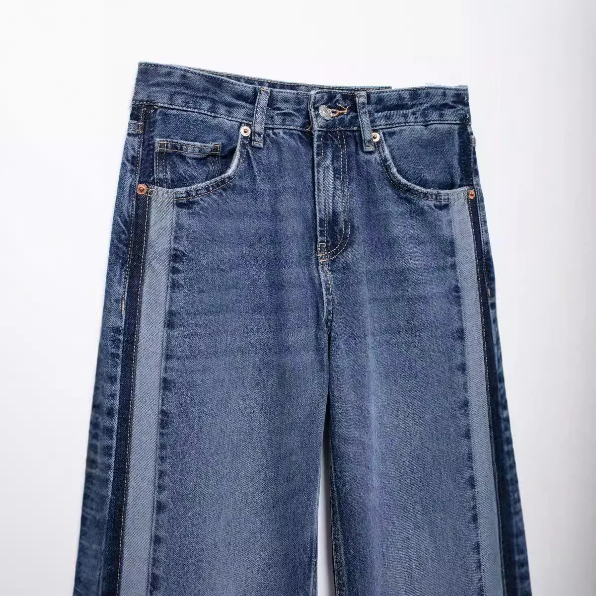 Clair ™ | Jean Évasé à Bandes Latérales