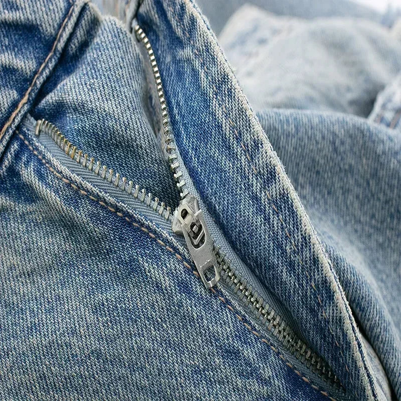 Clair ™ | Jean Patchwork Destroyed