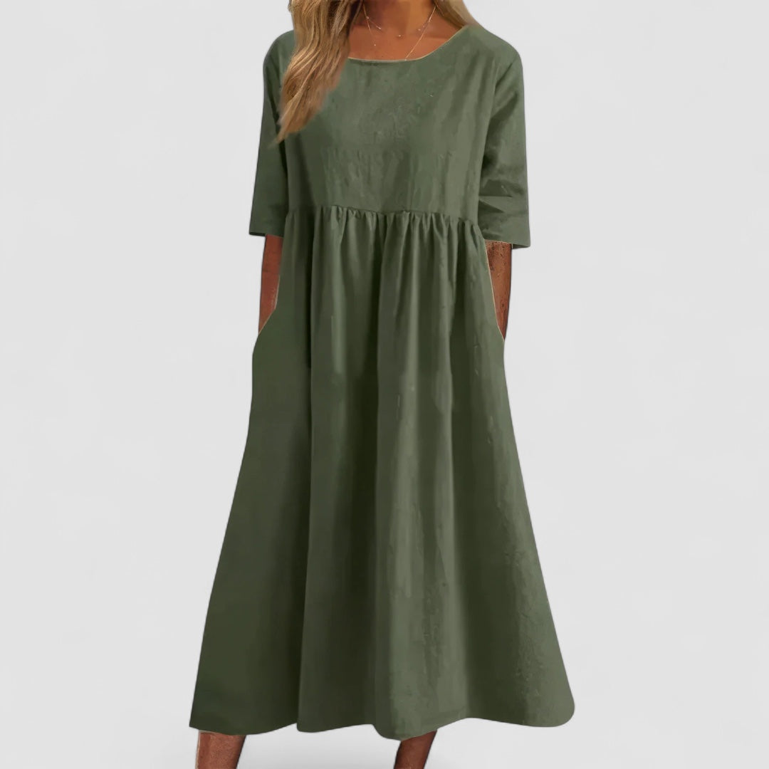 Elsa™ - Robe de poche en coton