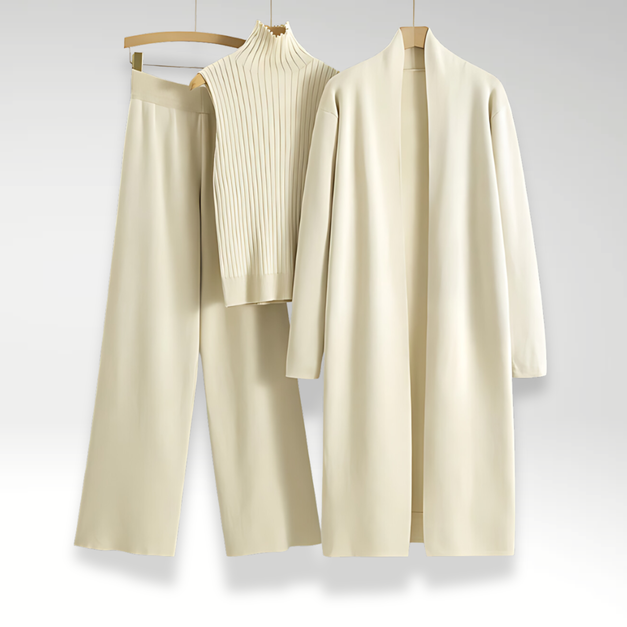 Clair™ | Ensemble trois pièces en maille Luxe