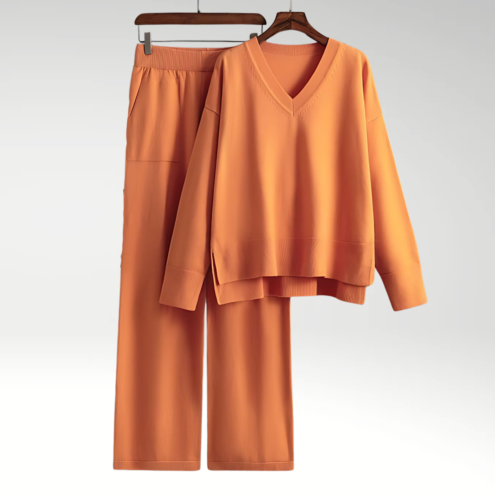 Clair™ | Luxe Ensemble deux pièces col V