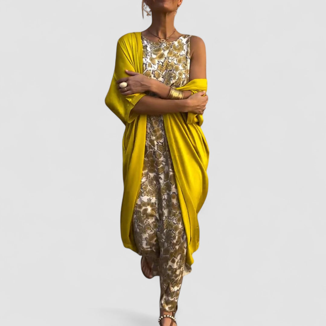Melanie™ | Robe élégante avec gilet