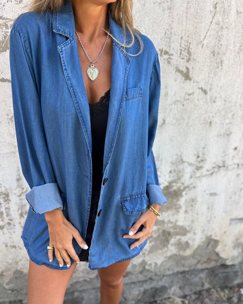 Clair Paris™ | Denim Spring Blazer