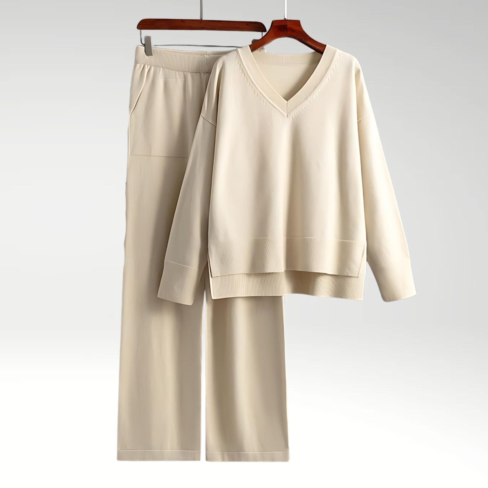 Clair™ | Luxe Ensemble deux pièces col V