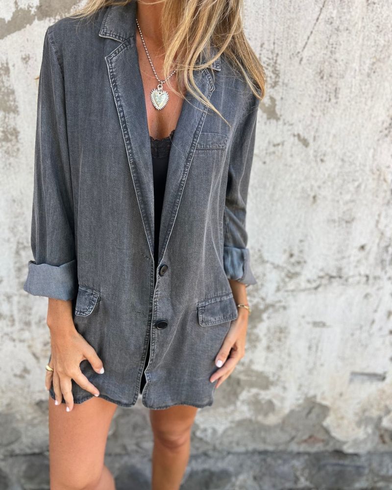 Clair Paris™ | Denim Spring Blazer