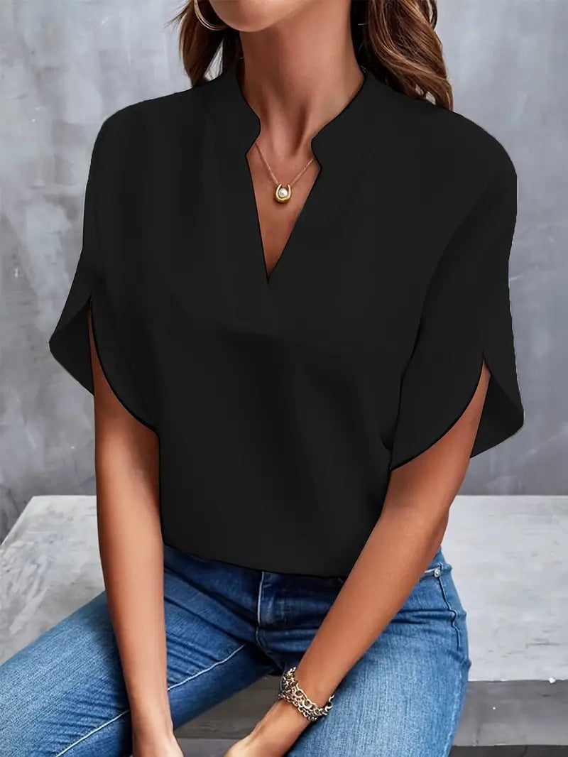 Aiva – Blouse à Manches Courtes
