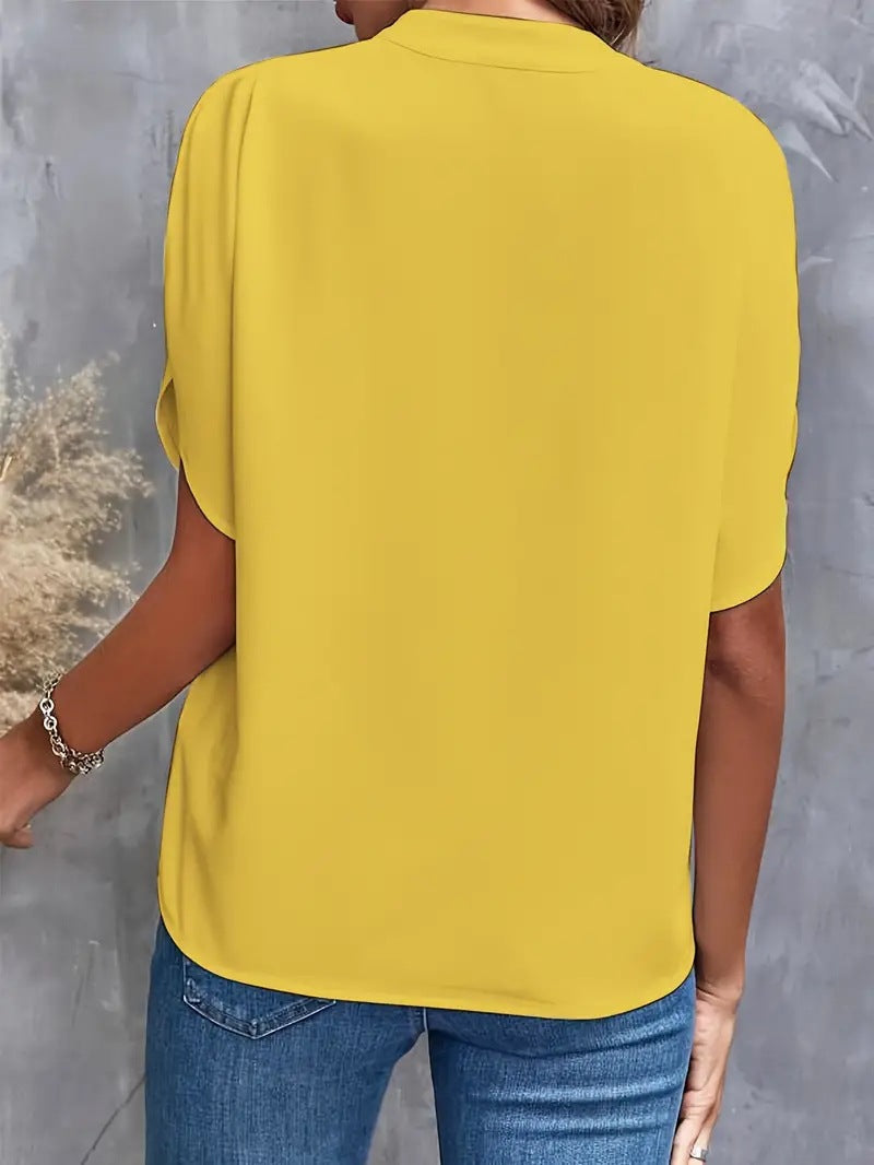 Aiva – Blouse à Manches Courtes
