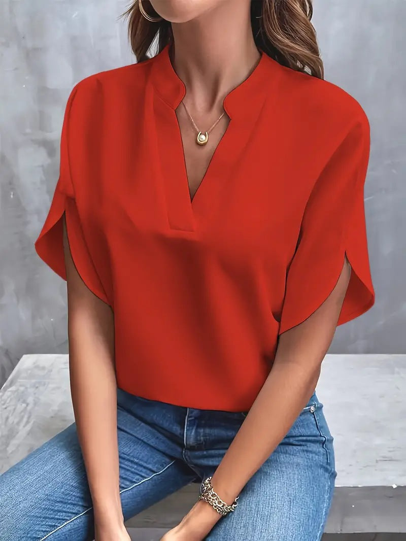 Aiva – Blouse à Manches Courtes