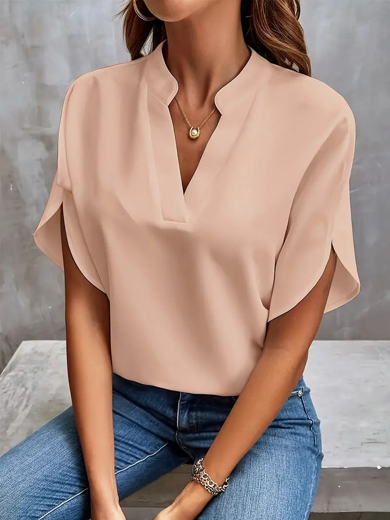 Aiva – Blouse à Manches Courtes