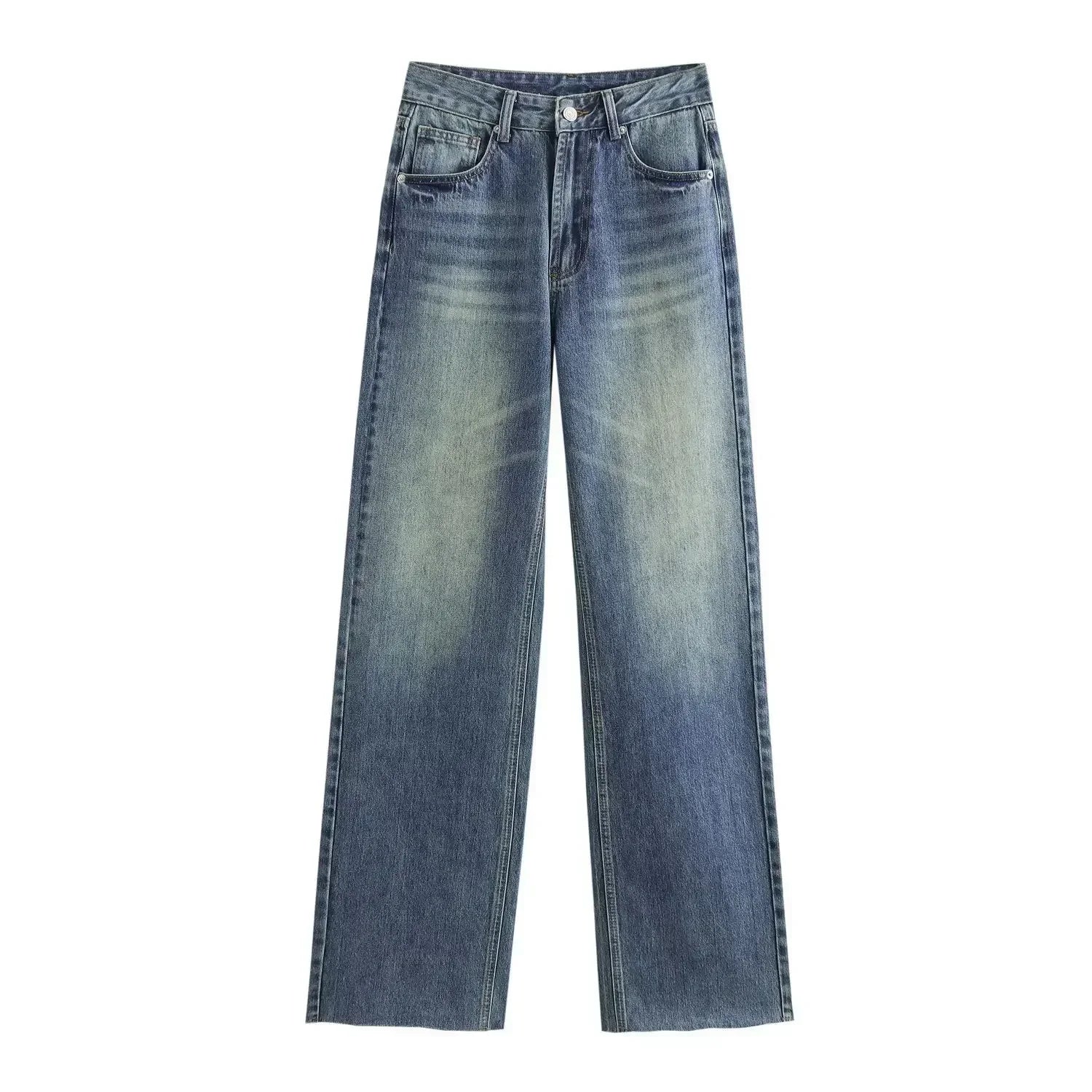 Clair ™ | Jean Large Effet Usé