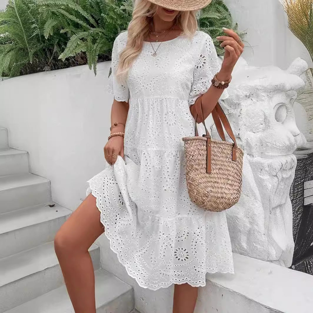 Clair Paris ™ | Robe Brodée Volants